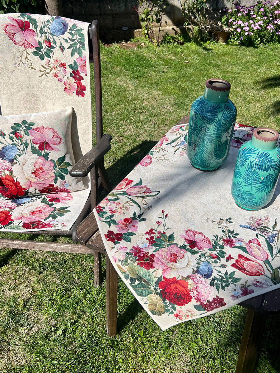 Floral Διακοσμητικό Καρέ Στόφα (K155)