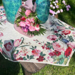 Floral Διακοσμητικό Καρέ Στόφα
