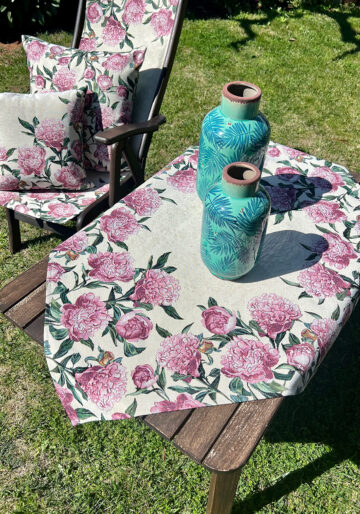 Floral Διακοσμητικό Καρέ Στόφα