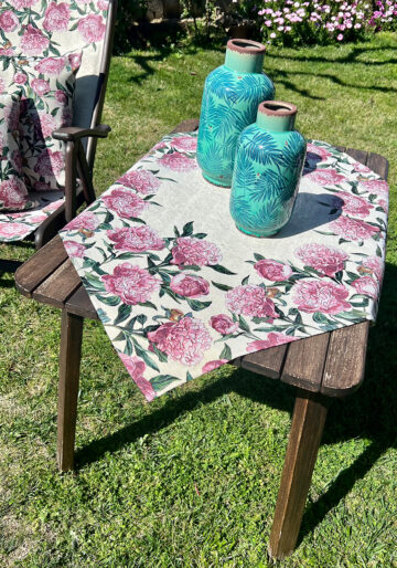 Floral Διακοσμητικό Καρέ Στόφα