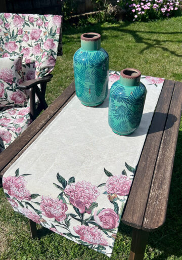 Floral Διακοσμητική Τραβέρσας Στόφα