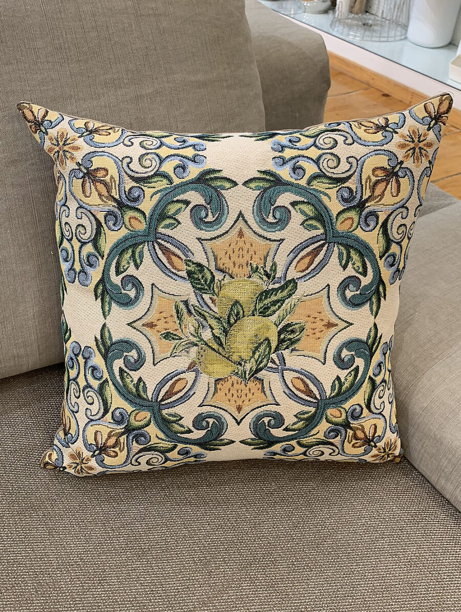 Θήκη για Διακοσμητικό Μαξιλάρι με Λεμόνια (M228)