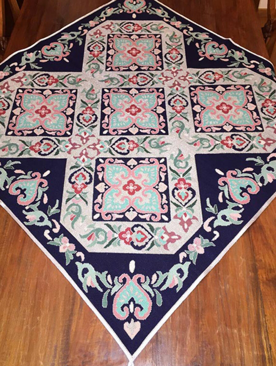 Καρέ Κεντημένο Σταυροβελονιά (X3036)