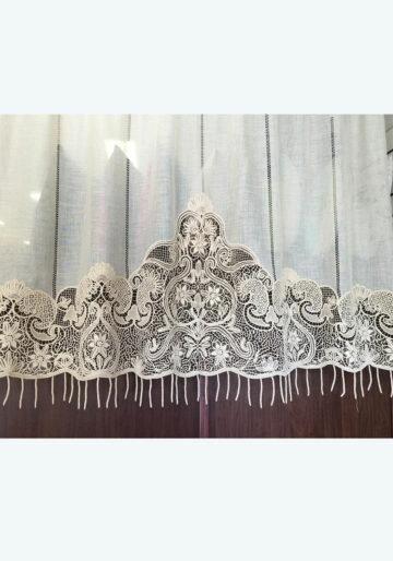 Vintage Χειροποίητη Κουρτίνα Lace