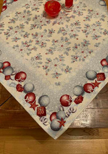 Χριστουγεννιάτικο Καρέ Στόφα με Lurex