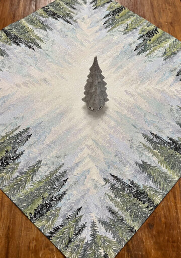 Καρέ με Χιονισμένα Δέντρα