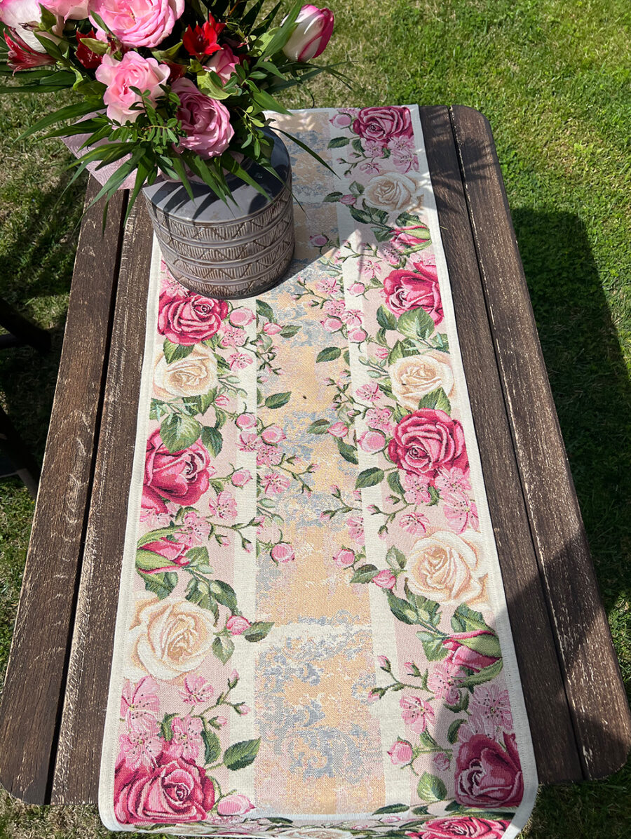 Floral Διακοσμητική Τραβέρσα Στόφα