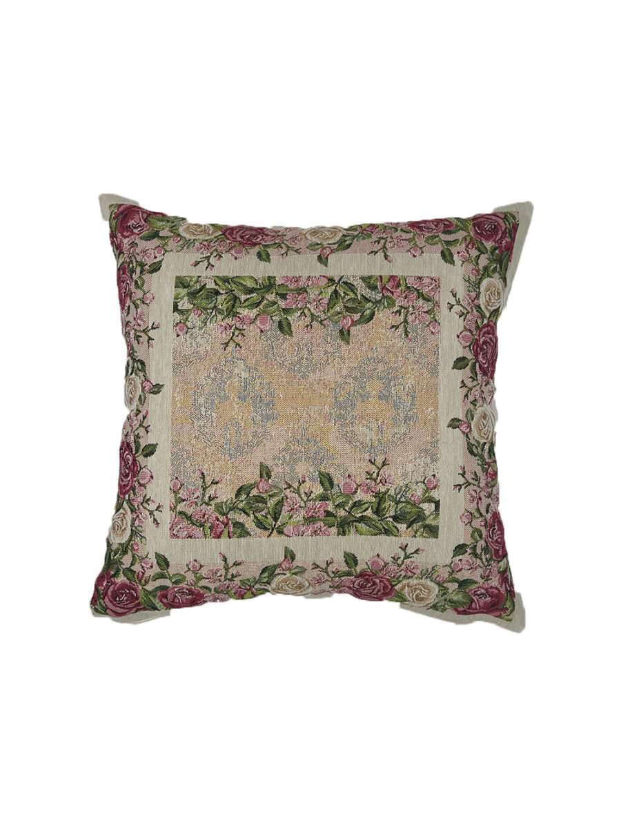 Floral Διακοσμητικό Μαξιλάρι Στόφα