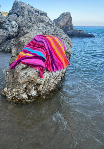Ριγέ Πετσέτα θαλάσσης