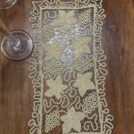 Xειροποίητο Σεμέν Λασέ με Χρυσοκλωστή