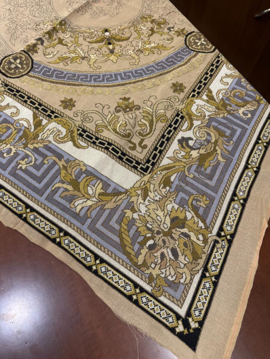 Κυκλικό Αρχαιοελληνικό Μοτίβο Σταυροβελονιάς